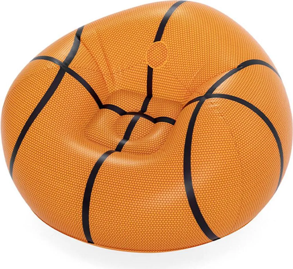 Fauteuil Gonflable Basketball 114 cm : Siège Confortable pour Enfant