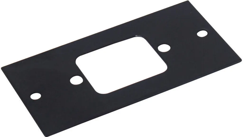 Module OMNITRONIC 2HE avec 1 prise d'appareil froid format 44x88mm noir