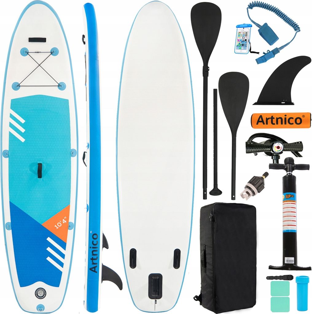 Sup Artnico 315Cm Aufblasbares Brett - Doppelwand + Zubehörsatz