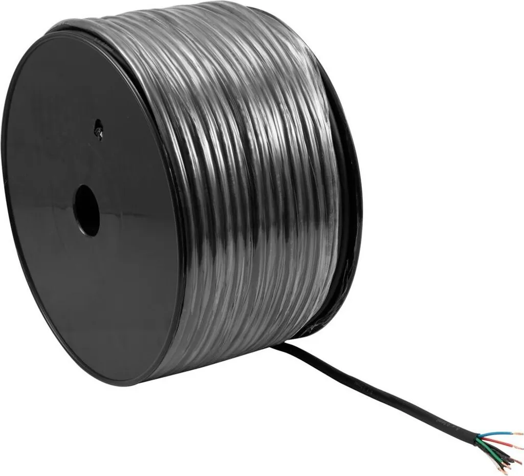 Câble de Connexion LED 5 Broches 100m - Idéal pour Rubans RGBW et RGBWW