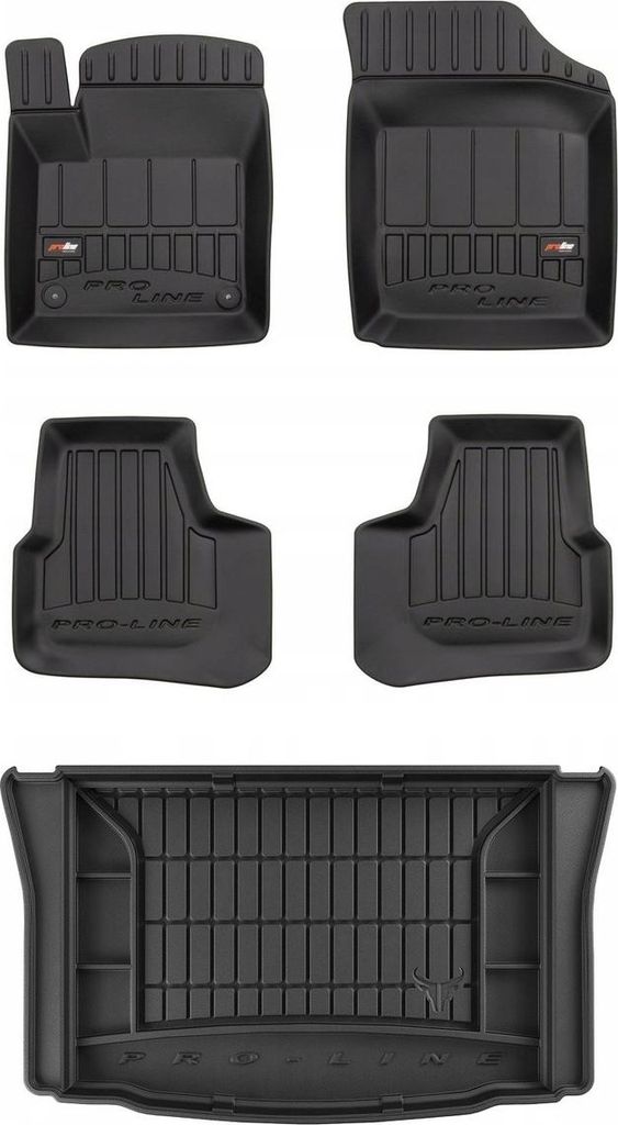 SET 3D Gummimatten VW UP HB ab 2011-d