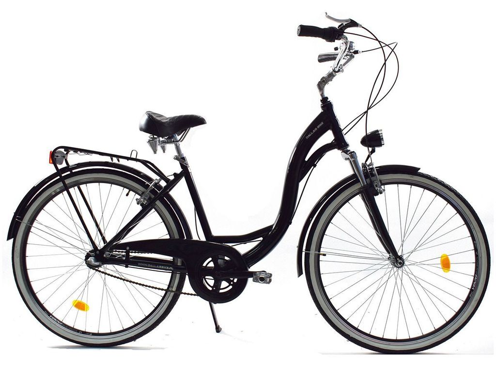 Rower Dallas City Alu 26" 3spd - czarny Zdjęcie produktu 