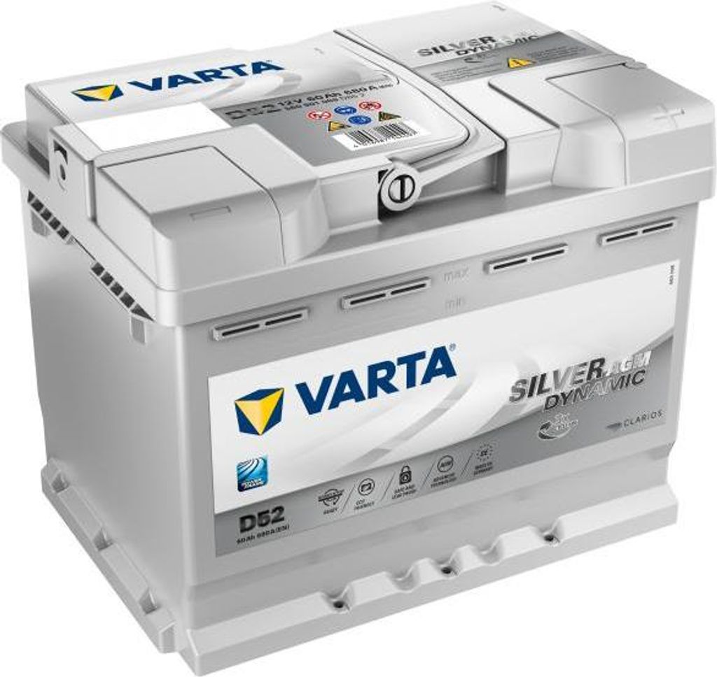 Autobaterie Varta Silver Dynamic AGM 60Ah, 12V, 680A, A8 Immagine del prodotto 