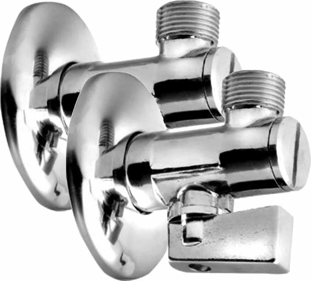 Aqualine 5312 Valvola Sfera Angolo 1/2"x3/8" con Filtro - Stop Impurità