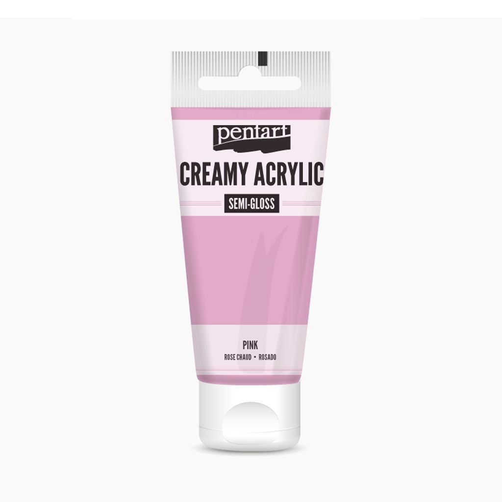 PENTART Cremiger Acryl-Seidenglanz, 60 ml, Rosa
