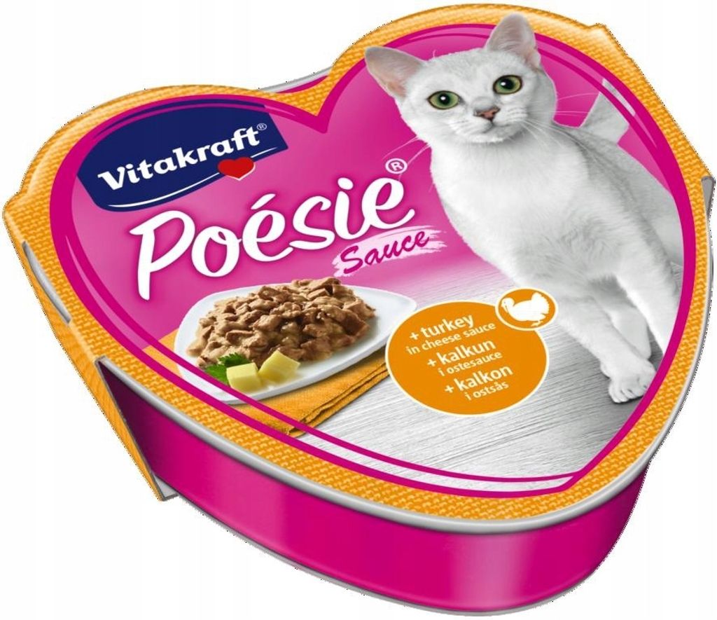 VITAKRAFT POESIE CREATION SOS Truthahn/Käse - Katzenfutter Nass - 85 g