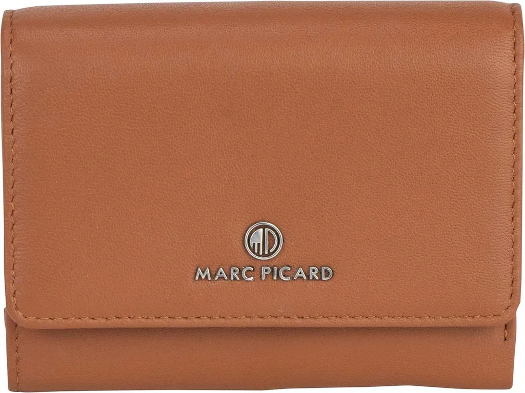 Marc Picard Maremma Wallet Pelle Cognac - Portafoglio Robusto da Uomo