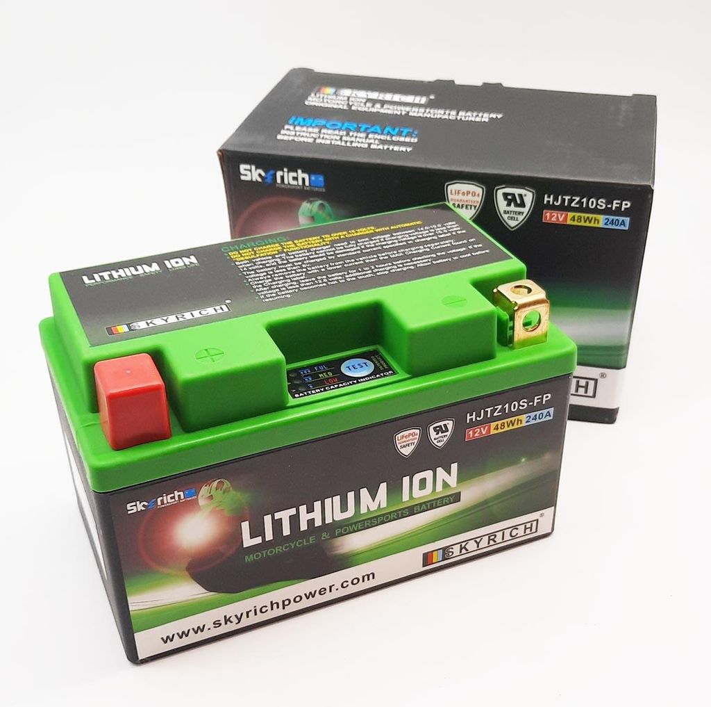 SKYRICH Lithium-ion batterij, LiFePO, type YTZ10S Productafbeelding 