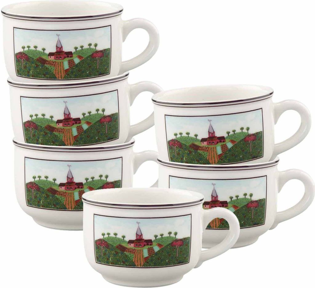 Villeroy & Boch Design Naif Teetasse 250 ml 6er Set
