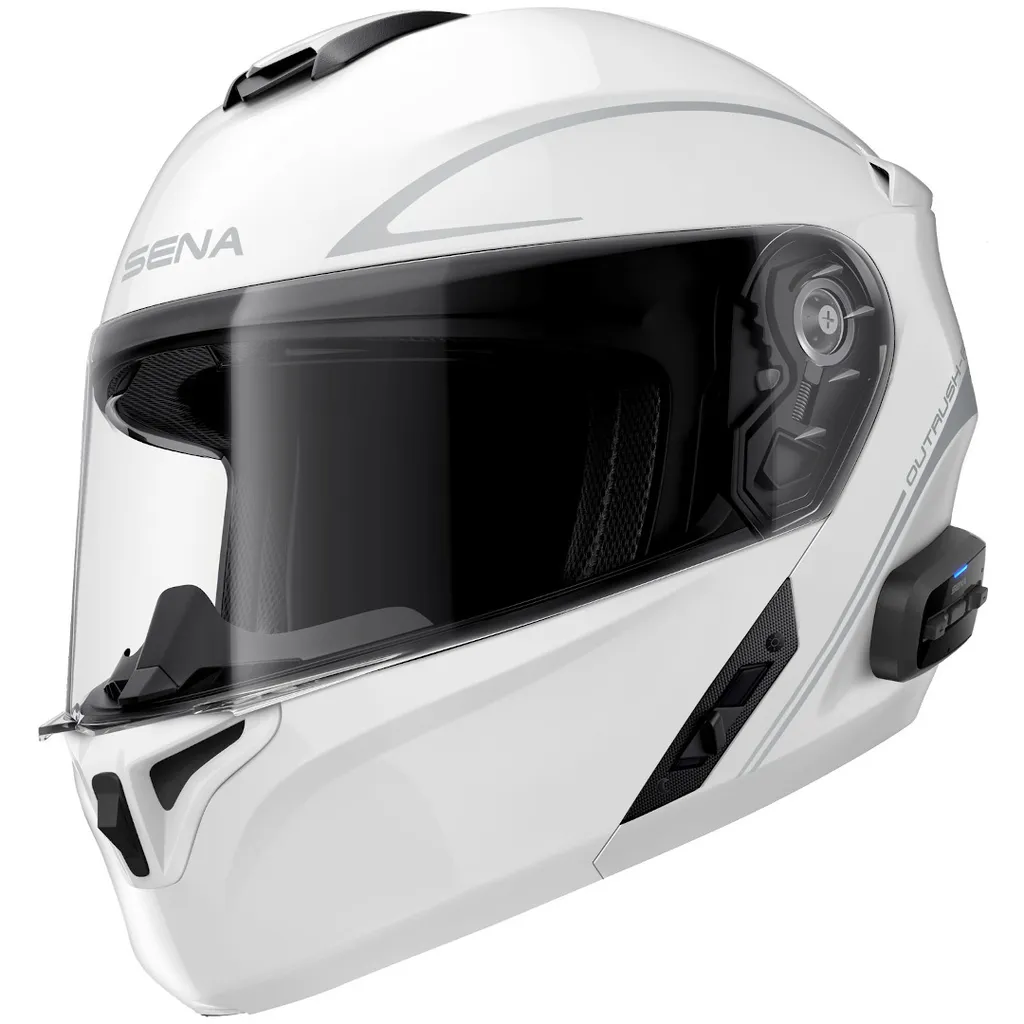 Casque Sena Outrush R Taille S 55-56cm avec Bluetooth Intégré Noir Mat