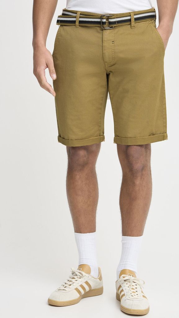 Blend BHBruno Herren Chino Shorts Bermuda kurze Hose mit Gürtel Stretch Eingrifftaschen Baumwollmischung Regular fit