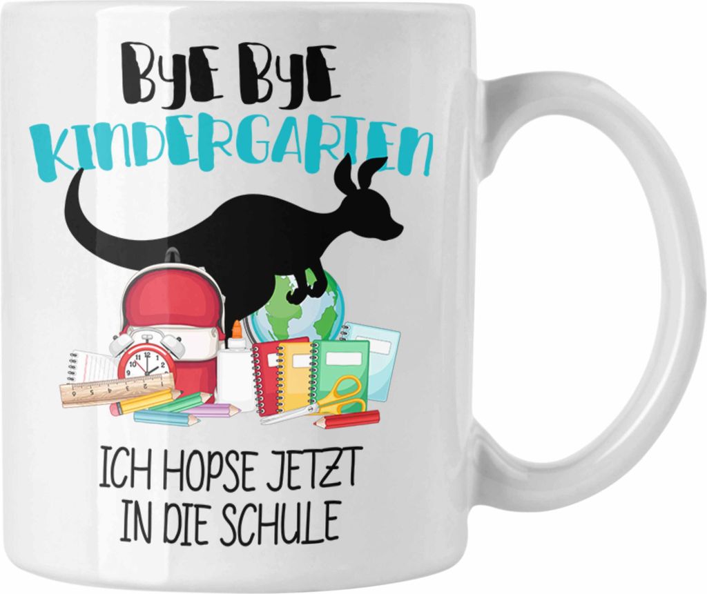 Trendation - Schulkind 2022 Einschulung Mädchen Junge Geschenk Schultüte Tasse Schulstart 1. Schultag Schuleinführung Schulanfang Geschenkidee (...