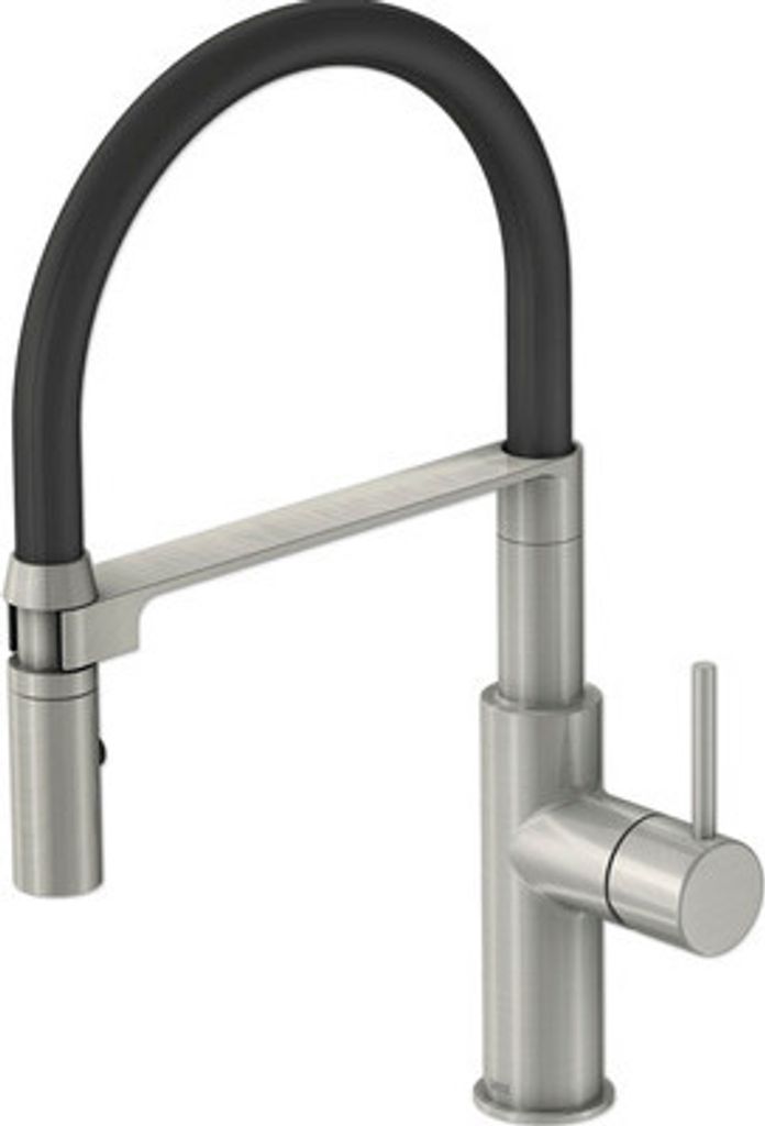 Lenz NALU Küchenarmatur Nickel- Flexible Pendelbrause, 2 Produktbild 