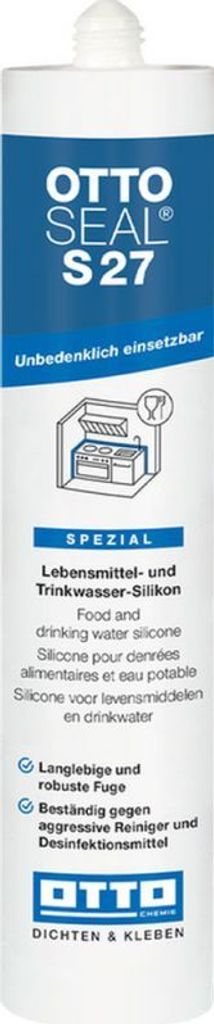 OTTOSEAL Silikon S-27 310ML C00 TRANSPARENT - 7027400 Produktbild 