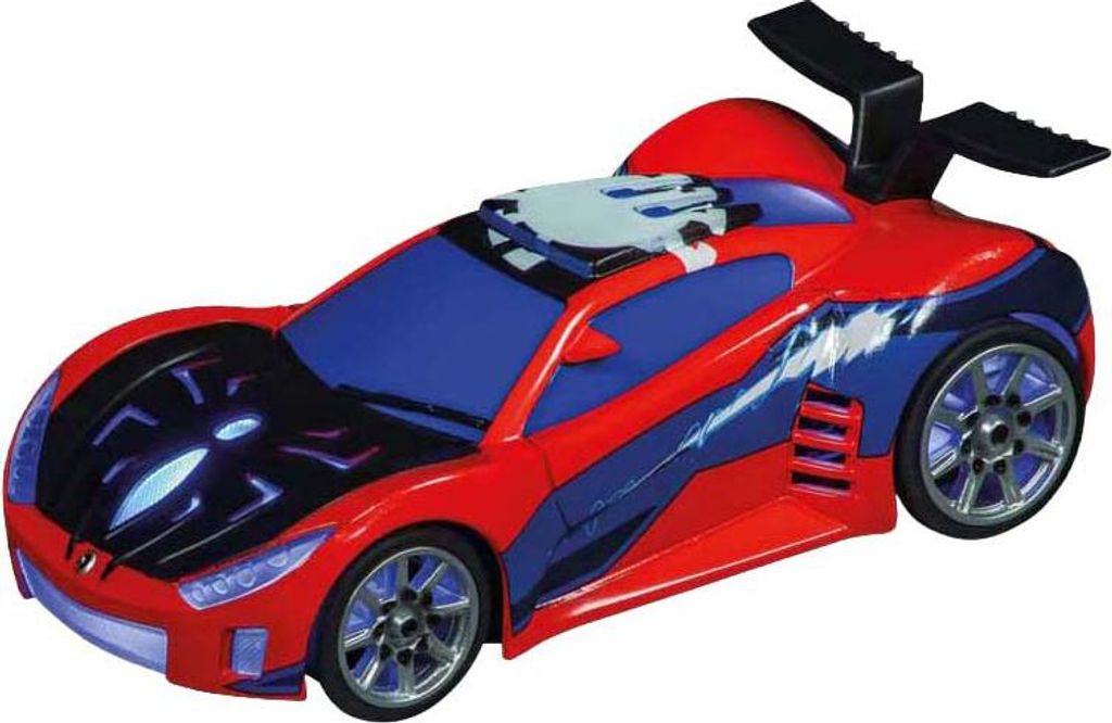 Carrera Slotcar Spider-Man Speed Shifter blau 1:43 Rennbahn Spielzeugauto