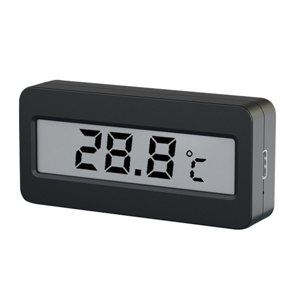 Aquarium Mini Digital Thermometer Temperatur Messgerät LCD-Display, mit Alarmfunktion, 320mAh Lithium-Akku