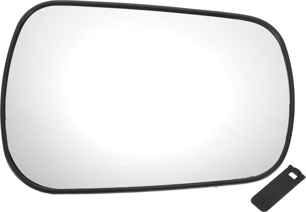 Rechter Seitenspiegelglas-Ersatz mit Rückenplatte, nicht beheiztes weißes Glas für Ford Fiesta 2002-2005.