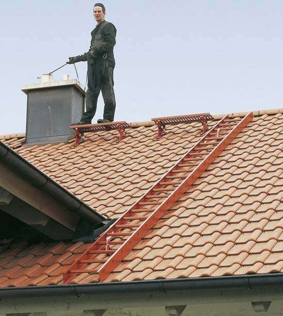 ZARGES Dachleiter 4,2 m Alu natur 15 Sprossen 41237