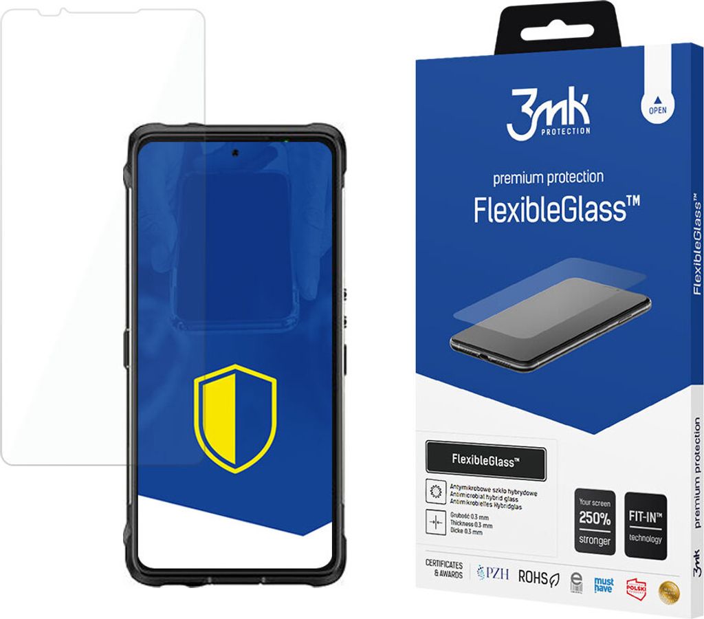 3mk Display Hybridglas FlexibleGlass für Ulefone Armor 10 5G 0,3mm 7H