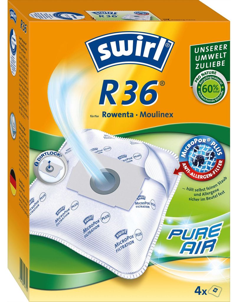 Sáčky do vysavače Swirl R 36 MicroPor Plus pro vysavače Obrázek produktu 