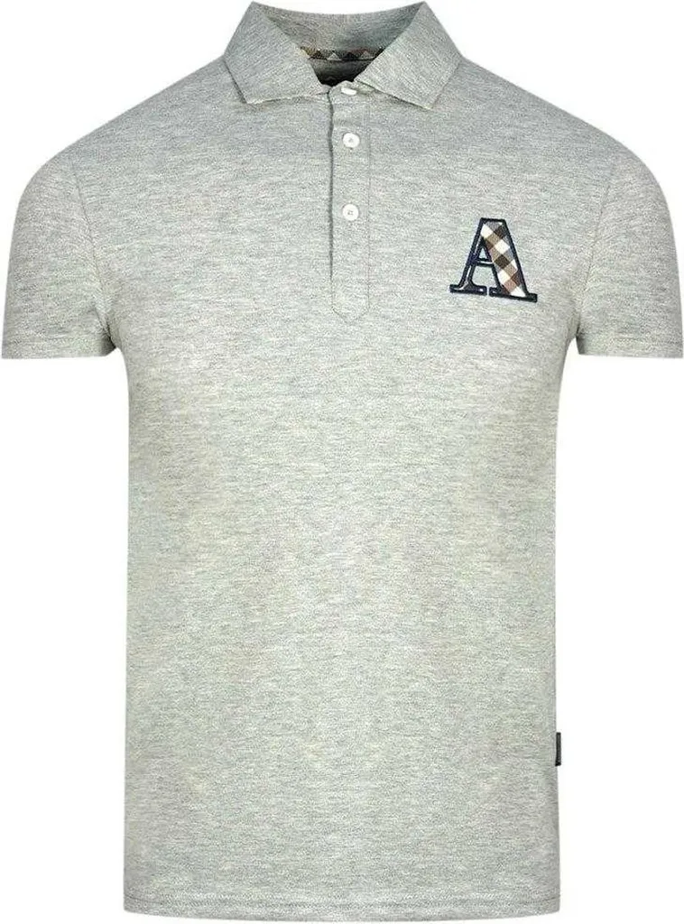 Polo de Ville Gris Aquascutum SY148 - Tenue Idéale Travail et Loisirs