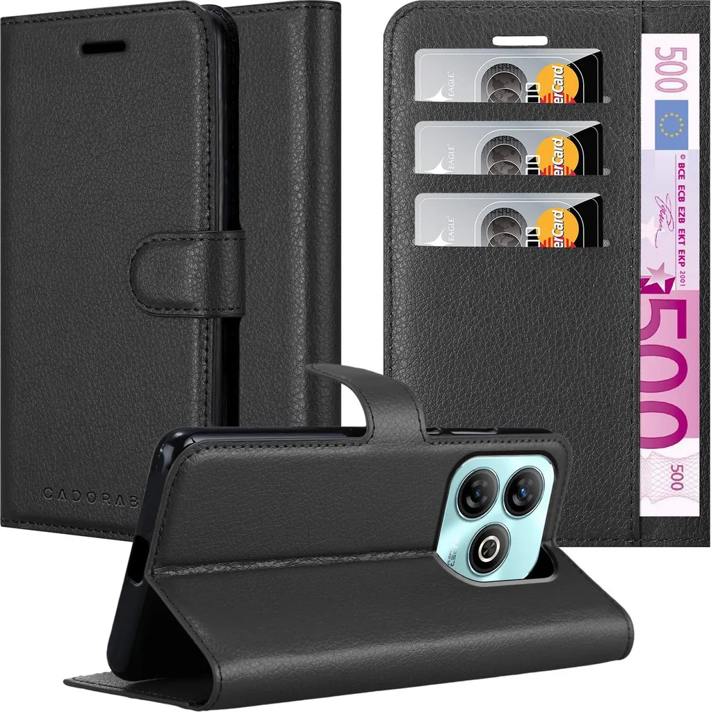 Cover ZTE Blade A75 4G Cadorabo: Stile Phantom Black e Praticità - 1