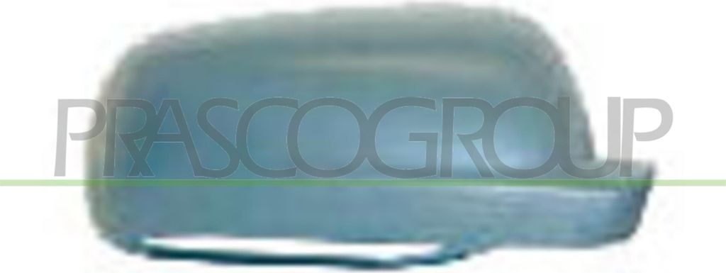 PRASCO AD0167413 Außenspiegel Abdeckung Kappe Rechts für AUDI A3 Schrägheck (8L1) A6 Limousine (4B2, C5) Grundiert Spiegelkappe