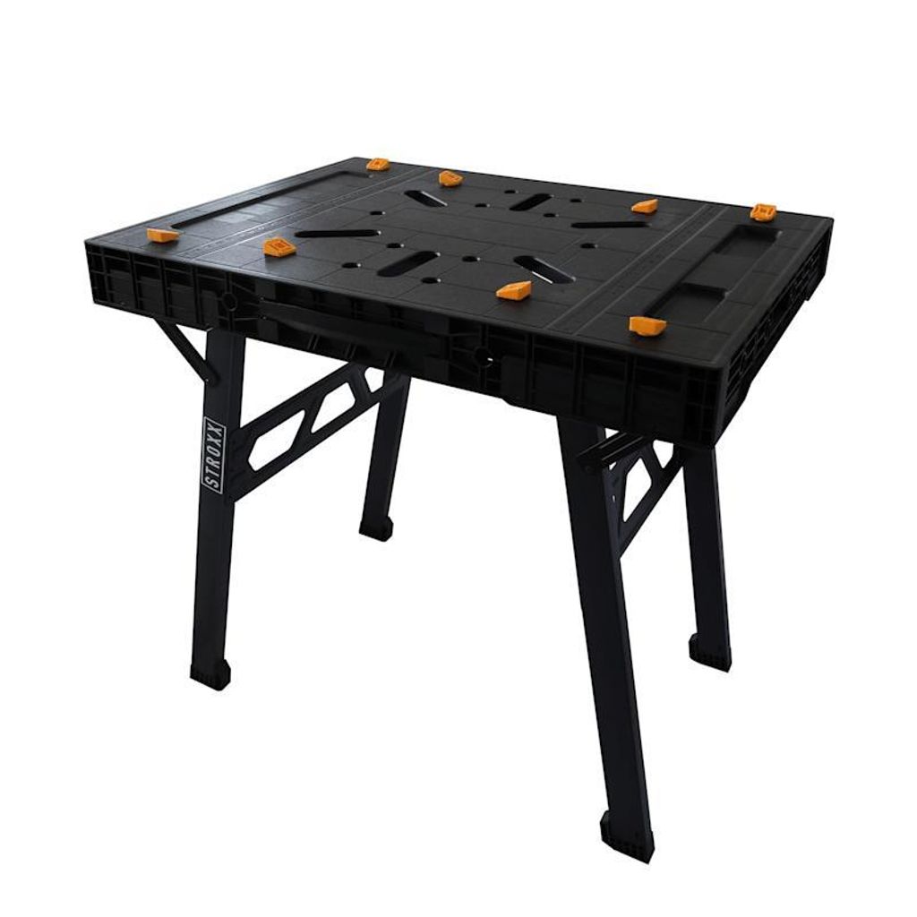 Stroxx Werkbank klappbar, mobil, bis 750Kg Tragkraft, 85 × 60,5 cm