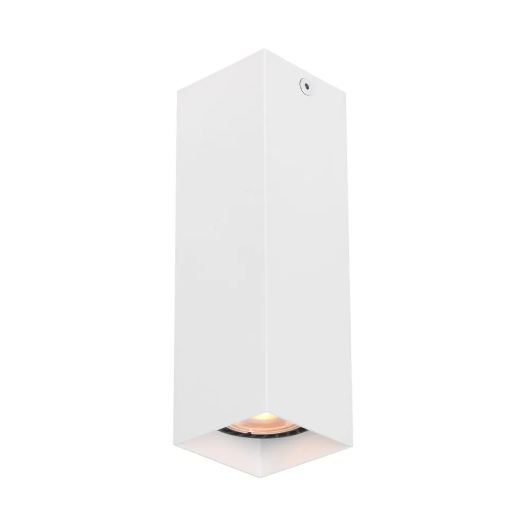 Spot a soffitto moderno bianco quadrato 17 cm per soggiorno cucina 1xGU10 10W ANDER Italux