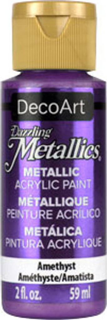 DECOART Dazzling Metallics Acrylic Paint, Acrylfarbe - Amethyst 59 ml