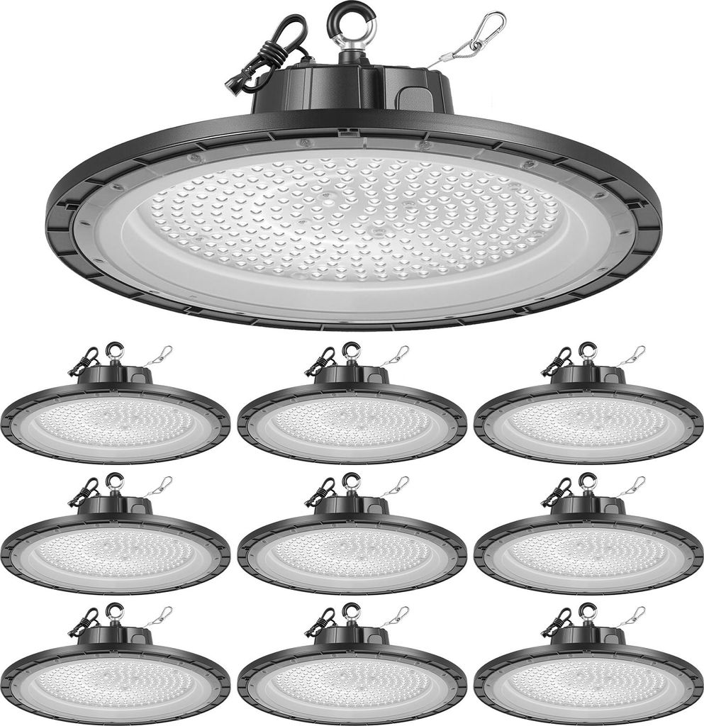 VEVOR 10er-Pack LED-Hallenstrahler, 5000 K, 200 W, 30000 Produktbild 