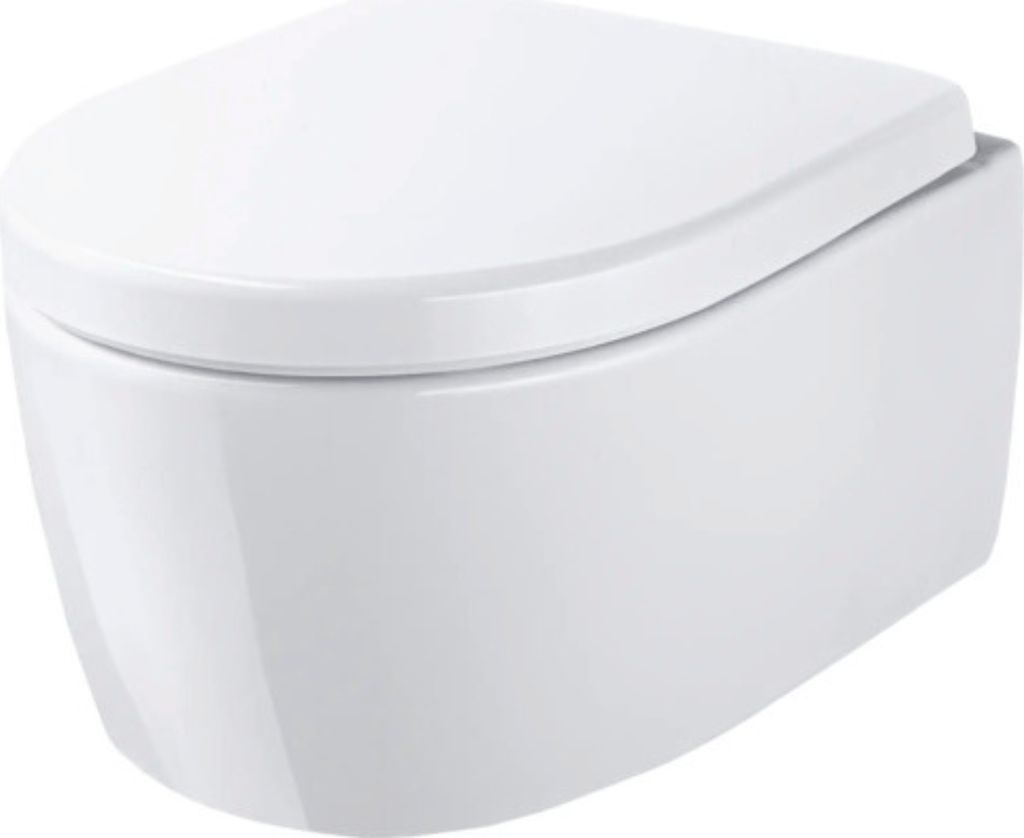 Geberit Icon verkürzt Spühlrandloses Wand-WC Set / Toilette