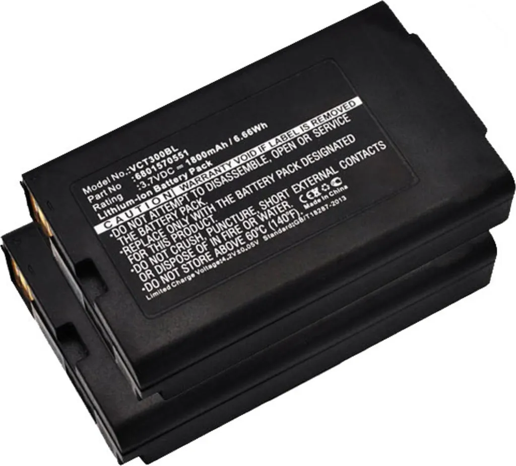 Batterie TPE 1800mAh longue durée pour Vectron Mobilepro 1 et 2