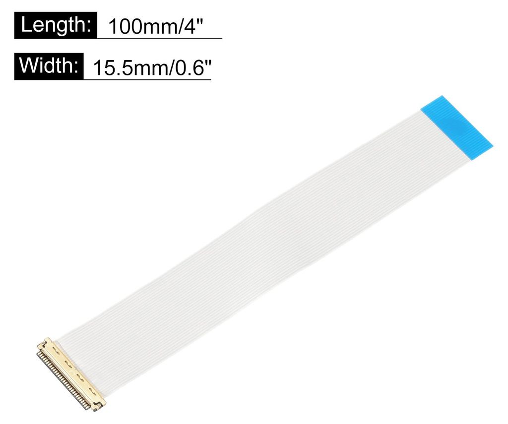 2 Stš¹ck EDP Draht FFC Flexibles Flachbandkabel mit Verl?ngerungsadapter 30 Pins 0,5 mm Pitch 100 mm B-Typ fš¹r LCD TV, DVD-Player, Autoradio