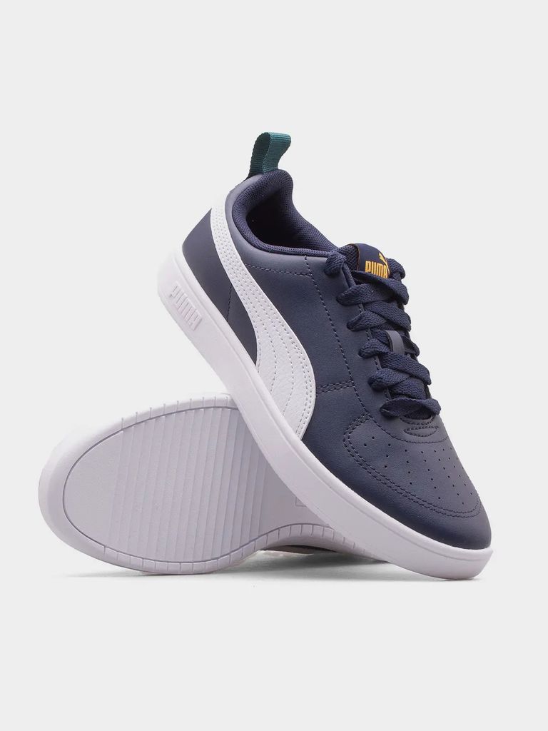 Puma Turnschuhe für Frauen Caven 2.0 weiß-dunkelblau 39 Produktbild 