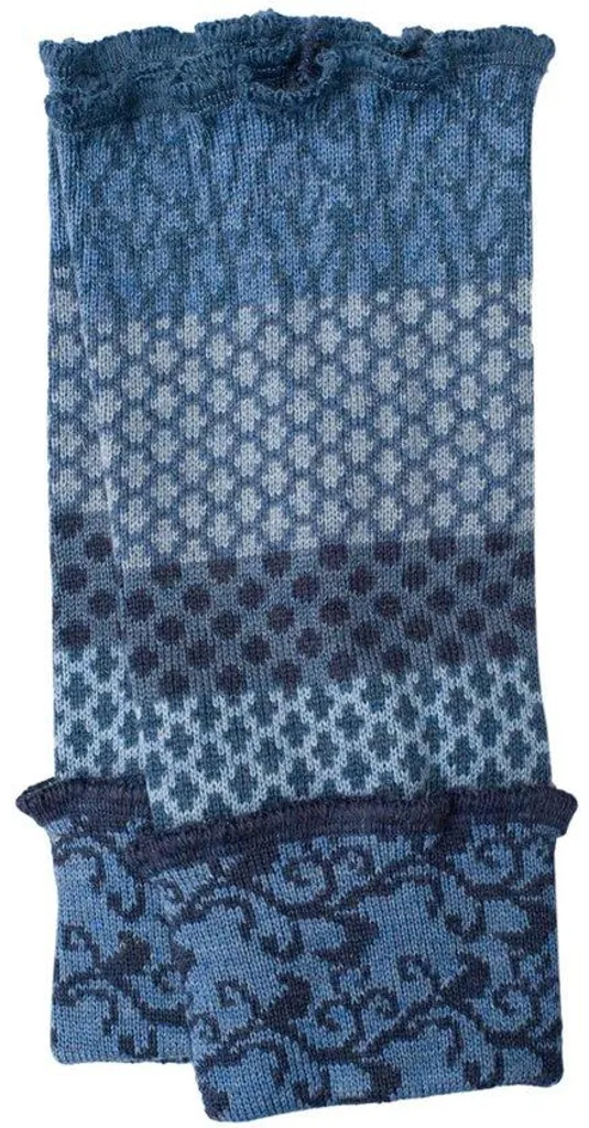 Manchettes 100 % Laine Grise 25 cm - Qualité Supérieure et Pure Fibre