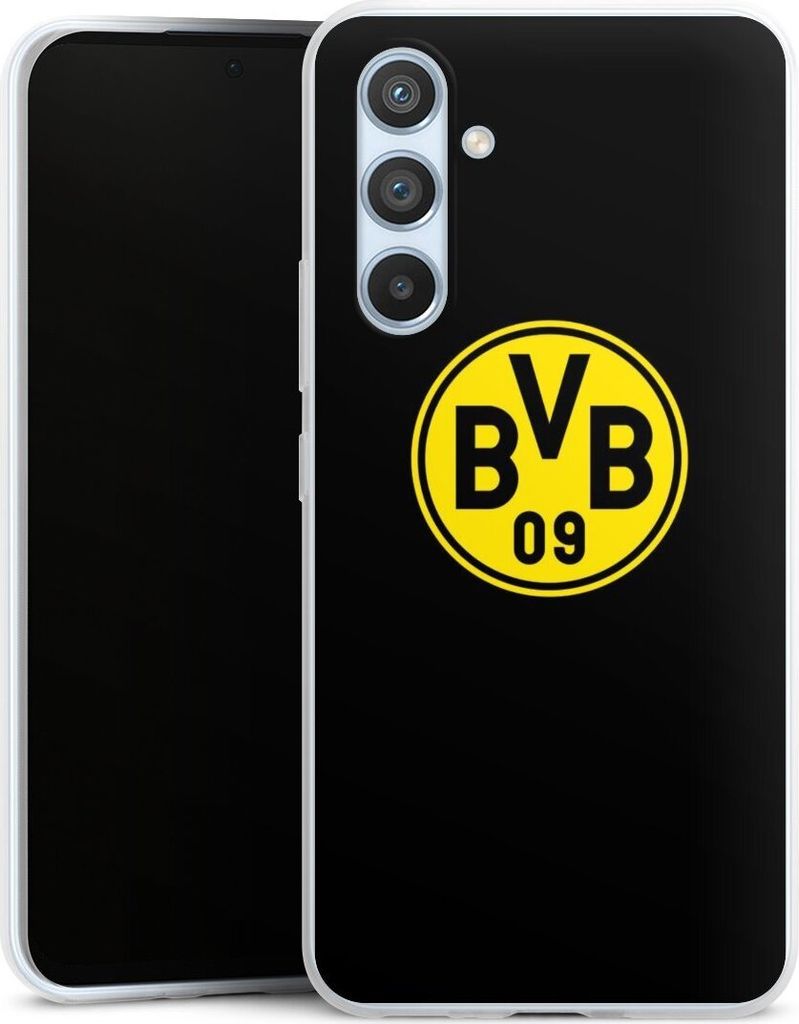 DeinDesign Slim Hülle für Samsung Galaxy A54 5G Silikon Case Ultra Dünn Handyhülle BVB Borussia Dortmund Logo