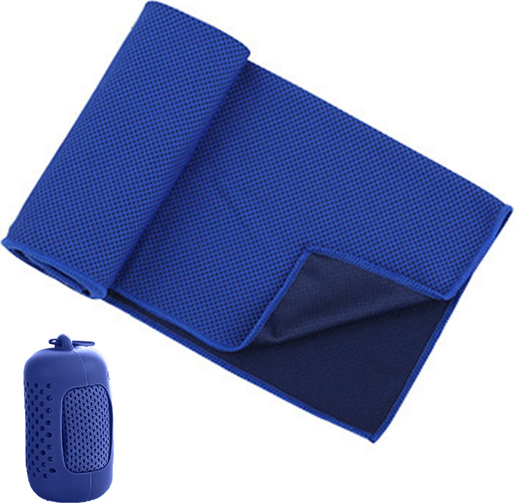 1 Set Eiskühlhandtuch, tragbares, schnelltrocknendes, super saugfähiges Sommerkühlhandtuch für Outdoor-Sport-Fitness