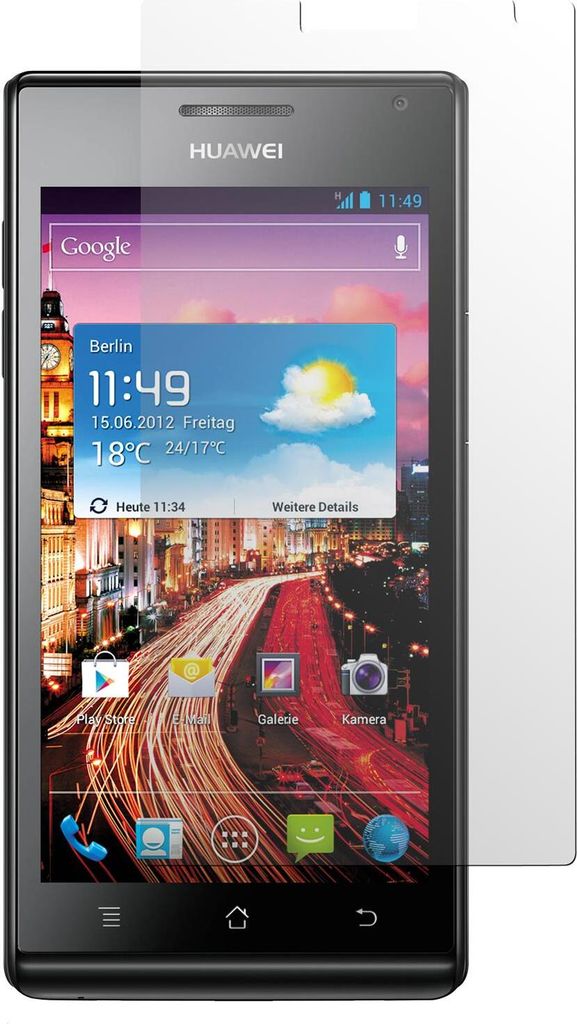 4er-Pack PhoneNatic Displayschutzfolien matt kompatibel mit Huawei Ascend P1