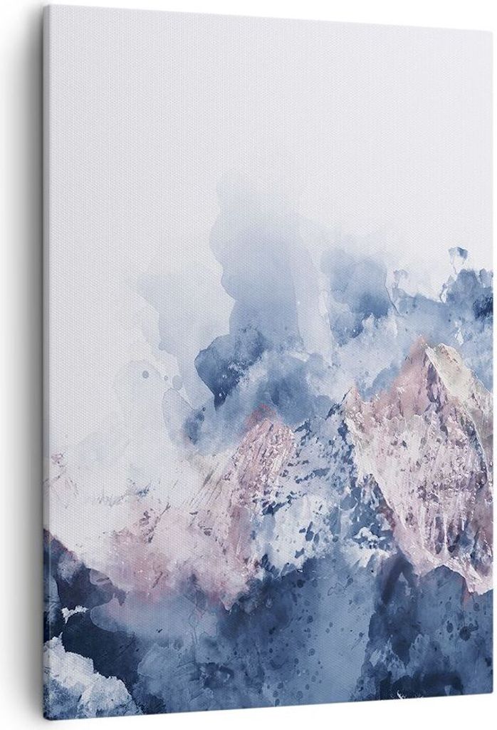Bild auf Leinwand - Leinwandbild - Einteilig - Abstraktion modern - 50x70cm - Wand Bild - Wanddeko - Wandbilder - Leinwanddruck - Wanddekoration - ...
