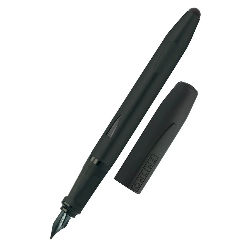 Stylo plume ergonomique Switch Nero avec plume iridium et finition softtouch