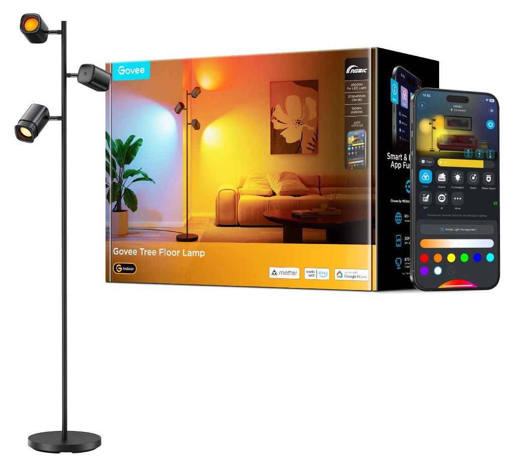 Govee Tree Floor Lamp RGBWW Immagine del prodotto 