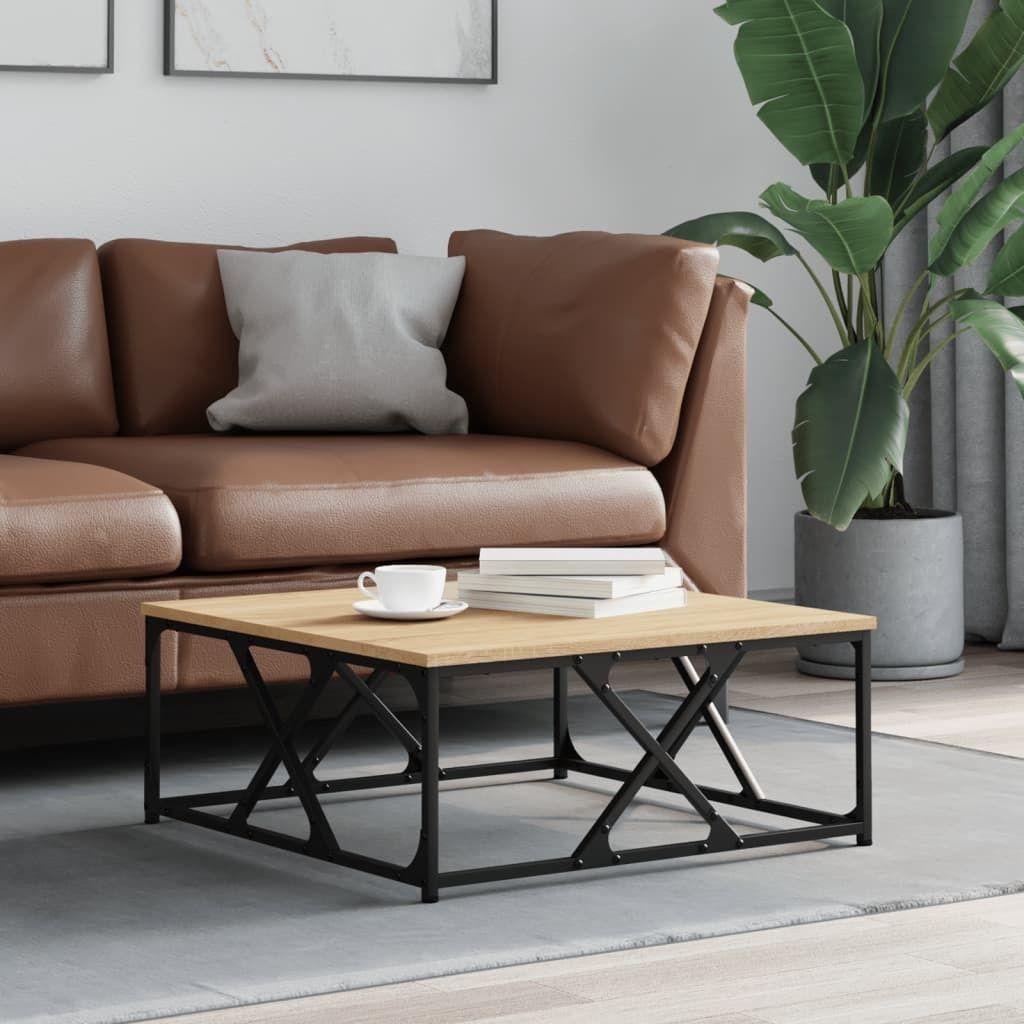 Maison Exclusive - Couchtisch Sonoma-Eiche 70x70x30 cm Holzwerkstoff