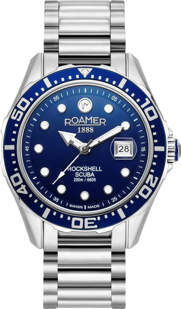 Montre Roamer 220858 41 45 50 - Modèle Sport Bleu Marine pour Homme