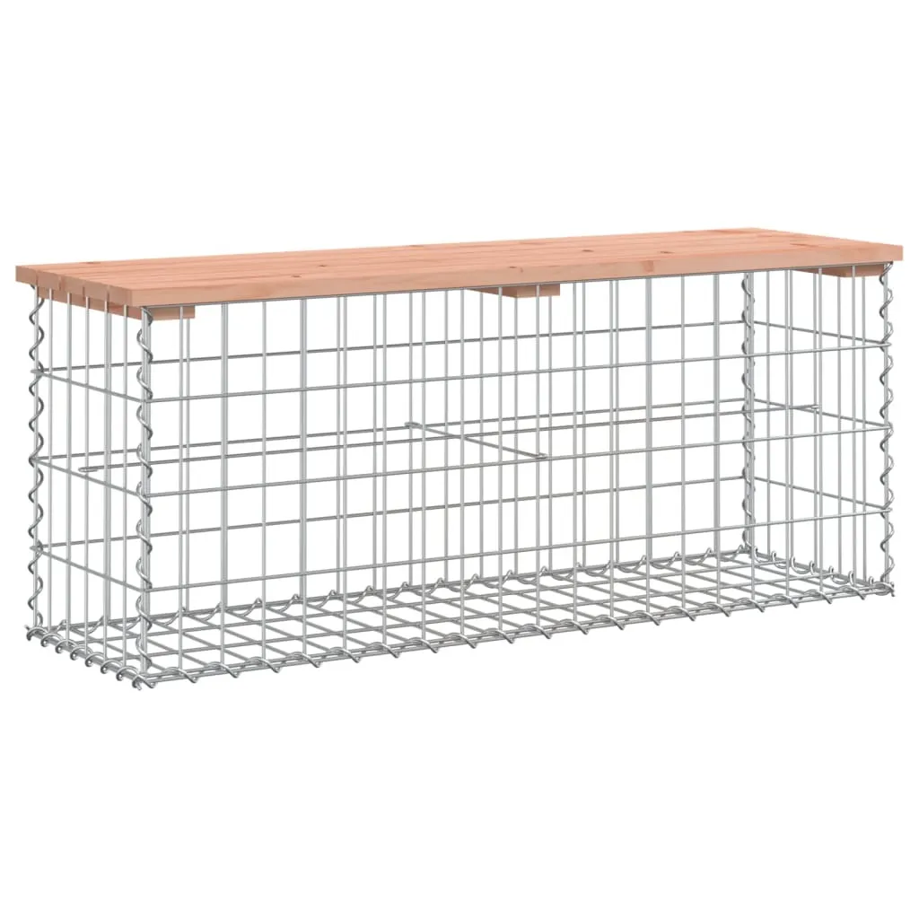 Panca Gabbione SYFAX™ 103cm in Douglas Massello per DIY Outdoor