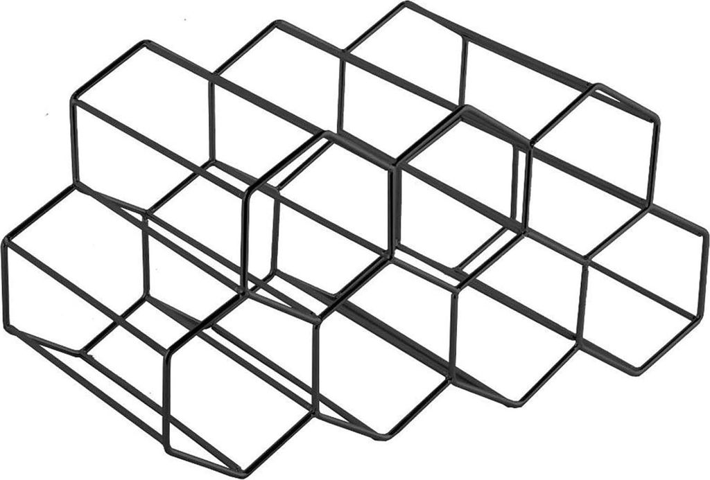 Weinregal Metall Freistehender, Freistehender Weinflaschehalter, Tisch Weinregal, Arbeitsplatte Weinflaschenhalter, Weinflaschenhalter, fš¹r Bar,...