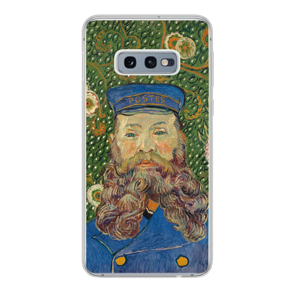 MuchoWow Handyhülle Schutzhülle Hülle für Samsung Galaxy S10e Porträt des Postboten Joseph Roulin - Vincent van Gogh Silikon Softcase Handy ...