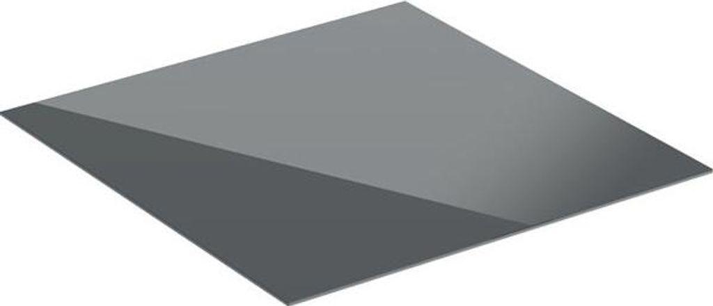 Geberit ONE Abdeckung für Seitenschrank und Seitenelement, Glas, 45x0,6x46,5cm, 505.082.00.2