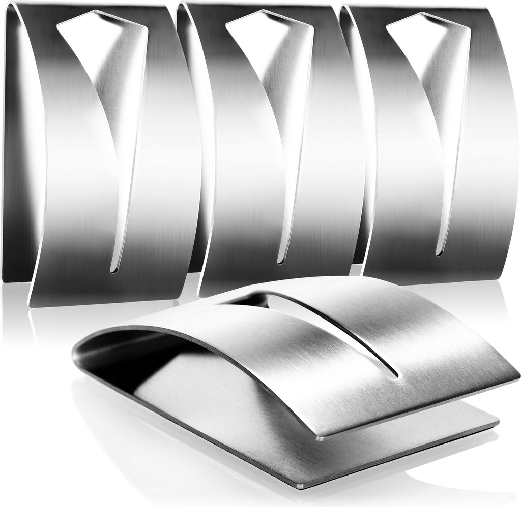 com-four® 4x Handtuchhaken selbstklebend - Handtuchhalter Produktbild 