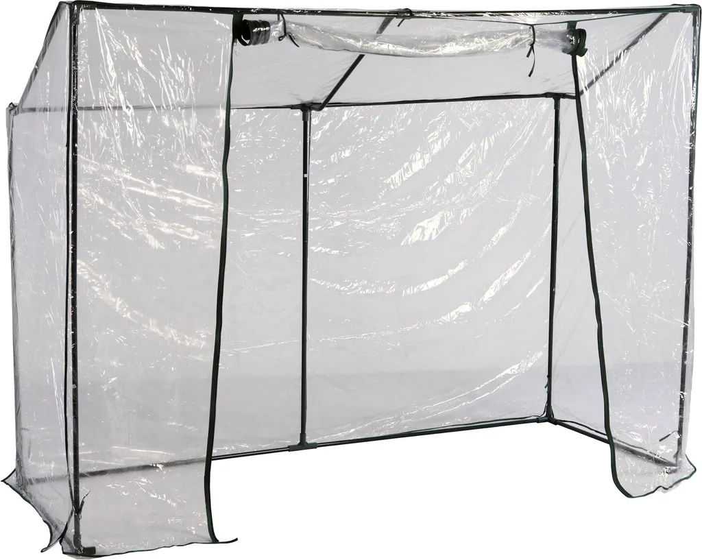 Serre de jardin tunnel transparente 200x77x150 cm pour semis et fleurs